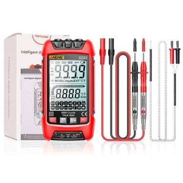 Imagem de Multímetro Digital Profissional Automático ANENG SZ02 com NFe, Laranja