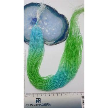 Imagem de Fio Cristal 1mm Vidro Facetado - 40cm com 180 Cristais - no-brand