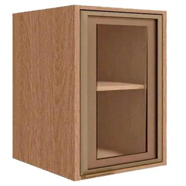 Imagem de Armario Aereo 1 Porta de Vidro 40cm Reflecta Vitoria Rimo Carvalho