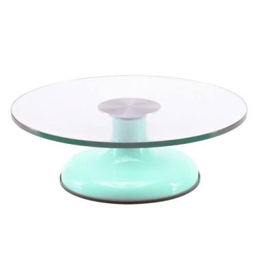 Imagem de Bailarina De Vidro Giratória 30Cm Rolamento Duplo - - Udlandia