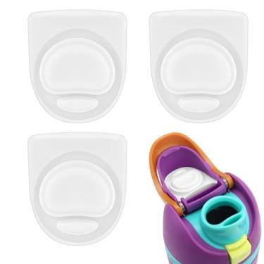 Imagem de 3 peças de rolha de substituição compatível com Owala FreeSip 680.4 g 947.2 g, silicone livre de BPA para substituição de juntas de garrafa de água de 19/24/32/1,134 g tampa de boca de garrafa tampa