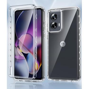 Imagem de Capa para Motorola Moto G Stylus 5G 2024, capa protetora de silicone à prova de choque com protetor de tela integrado - Capa de proteção de TPU (poliuretano termoplástico) resistente e resistente à