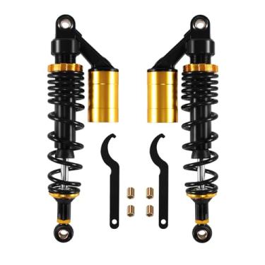 Imagem de H-YEEU Suspensão de amortecedor traseiro de 340 mm de 340 mm para Honda Kawasaki Suzuki Yamaha motocicleta universal