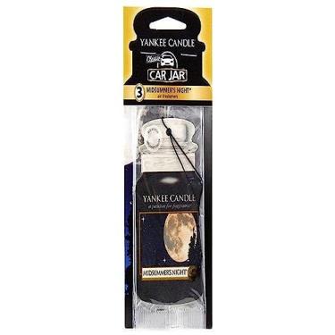 Imagem de Yankee Candle Pote de papel para carro, aromatizador de ar para pendurar no meio do verão - pacote com 3