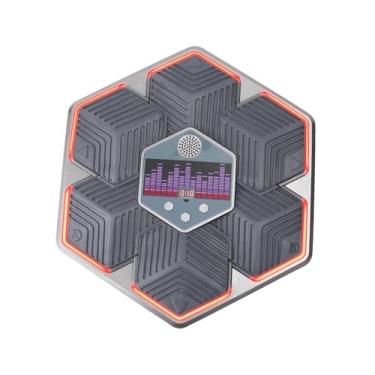 Imagem de Aymzbd Máquina de Boxe Musical, Alvo de Parede, Equipamento de Boxe, Montagem Na Parede, Alvo Eletrônico de Parede para Kickboxing, Karatê