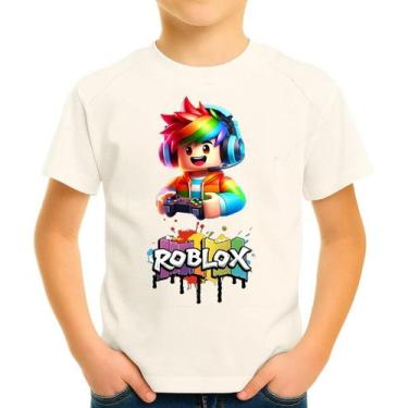 Imagem de Camiseta Camisa Blusa Infantil Juvenil Gamer Roblox MD3 - Casetal, Bra