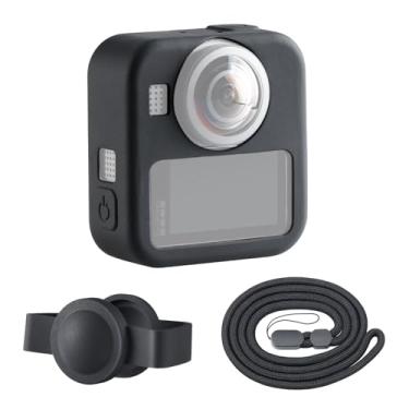 Imagem de HSU Capa de silicone para GoPro Max2, tampas de lente e cordão, kit de acessórios GoPro Max 2