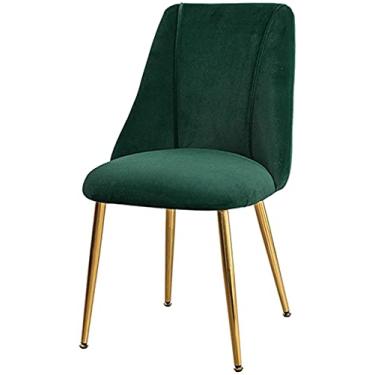 Imagem de Cadeira de jantar, cozinha, sala de jantar, móveis, cadeiras de tecido de flanela, cadeiras de jantar, cadeira de escritório, pernas metálicas douradas, cadeira de sala de estar, cadeira de escritório