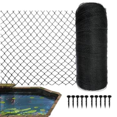 Imagem de Rede de jardim | Rede de galinheiro, tela de rede de barreira de pássaros de 33 × 80 m para frutas, legumes, árvores ao ar livre