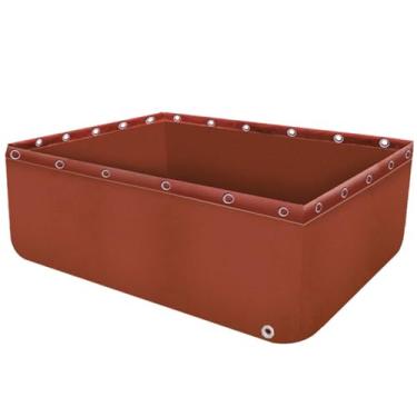 Imagem de Aquário Piscina Lagoa de Peixes Impermeável Plástico Cisterna Temporária Lagos de PVC com Válvula de Drenagem Lago de Peixes Dobrável Lona Cultura Lagoa Aquário Jardim Cultivo para Água de Emergência