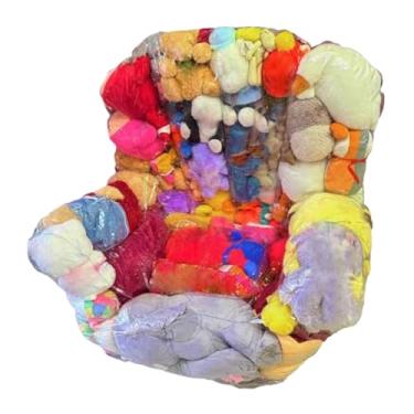 Imagem de Cadeira para animais de pelúcia | Assento impermeável 2 em 1 para pufe - Cadeira de pufe resistente a manchas para dormitório, quarto, canto de leitura, sala de estar