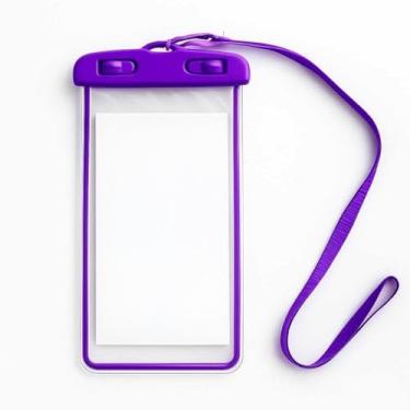 Imagem de Kit 5 Capas Prova d'Água para Celular – Segurança Total e Proteção Completa em Qualquer Aventura (SOMENTE 3 UNIDADES,roxo)