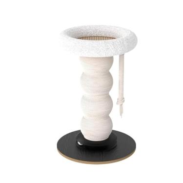 Imagem de Dualoai Torre de árvore para gatos, suprimentos para animais de estimação, casa, protetor de móveis para arranhador vertical interno, cama para gatos para