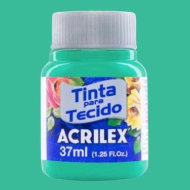 Imagem de Tinta para Tecido Fosca 37ml Acrilex - Cores Frias - 04140, VERDE COUN