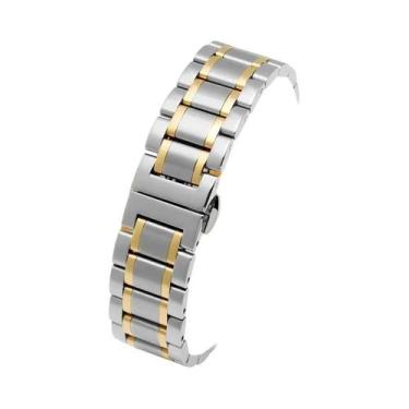 Imagem de Pulseira De Relógio Em Aço Inoxidável, Bracelete Metálico De 12mm-24mm