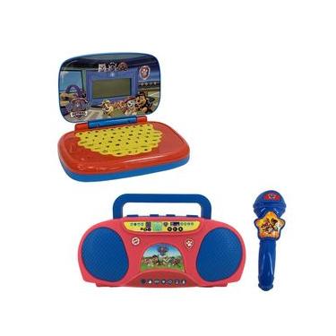 Imagem de Kit Patrulha Canina - Laptop Infantil  + Boombox Karaoke