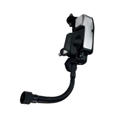 Imagem de FC3Z-6A785-F Conjunto de separador de óleo do motor adequado para Ford F250 F350 F450 F550 F650 Super Duty 2017 2018 2019 6.7L Powerstroke Diesel - Cárter de motor PCV CCV substitui # FC3Z6A785F - sem