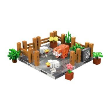 Imagem de InfinityBlox Zoo Tigre – Blocos Magnéticos de Montar 3D | Brinquedo Educativo Criativo Infantil que Desenvolve Coordenação e Imaginação