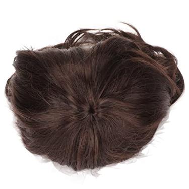 Imagem de Yinhing Peruca Masculina, Curta, Marrom, Reta, Estilista Profissional, Aparada, Fofa Em Camadas Com Malha Interna Macia e Respirável, para Festa, Halloween, Cosplay, Uso Diário