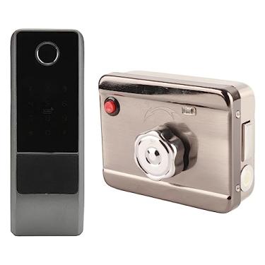 Imagem de Yinhing Fechadura Inteligente, Fechadura de Porta de Entrada Sem Chave Com Impressão Digital Eletrônica Com Reconhecimento Rápido de 0,45 S e Capacidade de Impressão Digital de 100 (versão grafite)