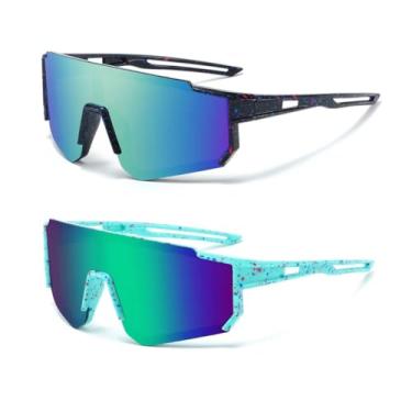 Imagem de Kit 2 Óculos de Sol Infantil Unissex Proteção UV – Seguro para Crianças, Design Moderno