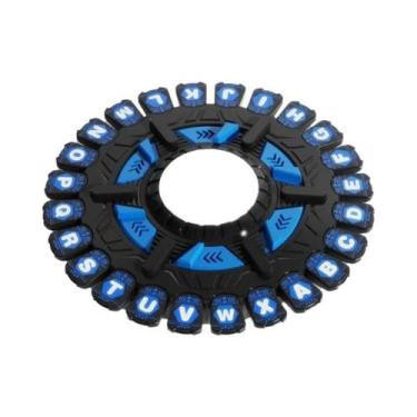 Imagem de Jogo De Tabuleiro Do Alfabeto Para Crianças, Roda Giratória De 24 Tecl