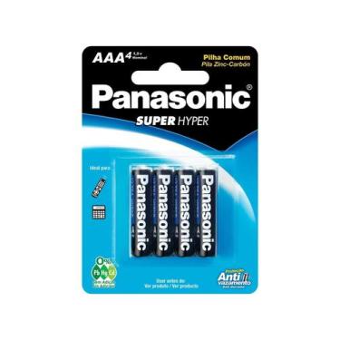 Imagem de Pilha Comum Aaa com 4 - Panasonic