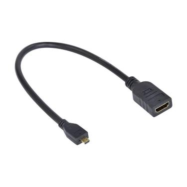 Imagem de Cabo Adaptador Micro Hdmi X Hdmi Fêmea 30cm