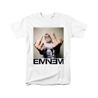Imagem de Camiseta Unissex Eminem Rapper Hip Hop, Estilo Solto, Moda De Verão Pa