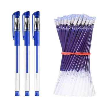 Imagem de Conjunto De Canetas Gel Kawaii 35/25pcs Tinta Preta Azul Vermelha 0.5m