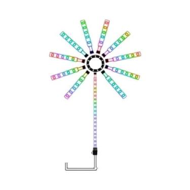 Imagem de Fita De LED RGB Com Controle De Som, Efeito De Fogos De Artifício, Kit
