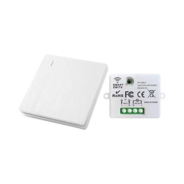 Imagem de Controle Remoto Sem Fio Inteligente RF 433Mhz Para Painel De Parede, M