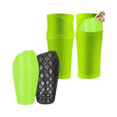 Imagem de Conjunto De Caneleiras De Futebol Unissex Respiráveis Com Bolso Indepe