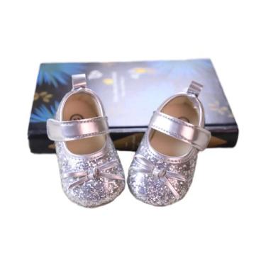 Imagem de Sapatos De Caminhada Para Bebês Meninas Com Laço De Princesa, Sola Mac