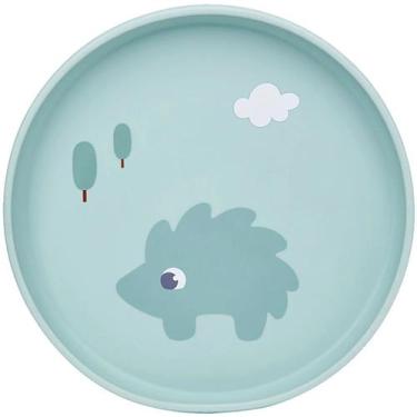 Imagem de Pratinho Em Silicone Com Ventosa Cloudy Verde 20891 - Buba