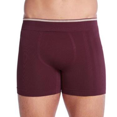 Imagem de Cueca Boxer Masculina Esporte Treino Seca Rápido Plie 20008, GG, Vinho