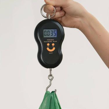 Imagem de Balança Digital Gancho Portatil Viagem Mala Bagagem Sacola