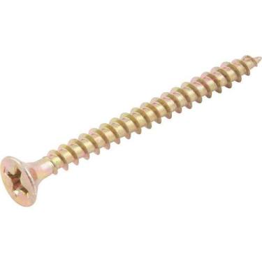 Imagem de Parafuso Madeira Chipboard, Cabeça Chata, Fenda Cruzada/phillips, 3,5 