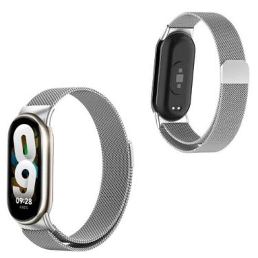 Imagem de Pulseira Fechamento Magnético Para Xiaomi Mi Band 8 - Tech King