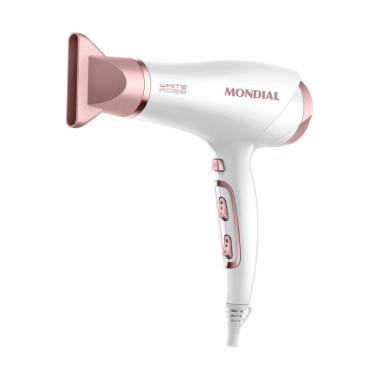Imagem de Secador de Cabelo Mondial SCN-50 2000W Tourmaline Íon Branco/Rose Gold 220V