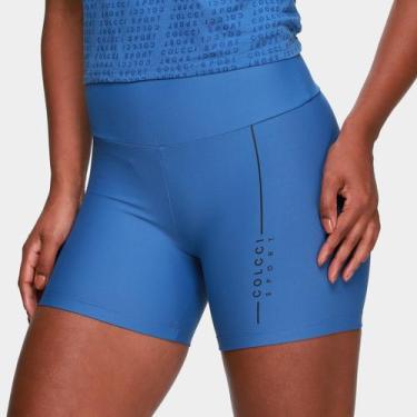 Imagem de Bermuda Colcci Sport Feminina, Azul, GG