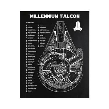 Imagem de Pôster De Patente De Veículo Aéreo De Ficção Científica, Pintura Em Te