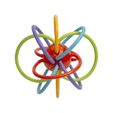 Imagem de Brinquedo Chocalho Mordedor Bebê Macio E Flexível Buba Ball