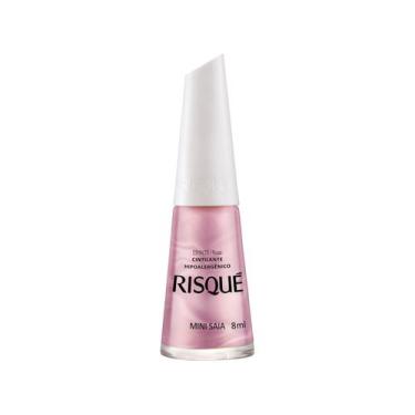 Imagem de Esmalte Risqué Cor Mini Saia Cintilante com 8ml, Rosa, 8ml