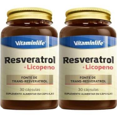 Imagem de Kit 2X Resveratrol + Licopeno - 30 Cápsulas - VitaminLife-Masculino