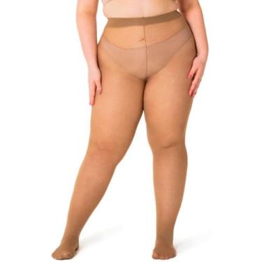 Imagem de Meia Calça Fio 80 Opaca Trifil 6100 Plus Size, Bege, 2XG