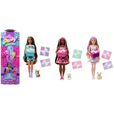 Imagem de Boneca Barbie Party Unboxed Festa de Pets  - com Acessórios Mattel