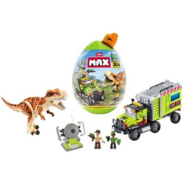 Imagem de Blocos de Montar Max Dino Adventure Série 1 Ovo Candide 310 Peças