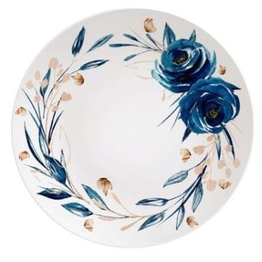 Imagem de Prato Raso Porcelana 28cm Tramontina Ana Flor Decorado