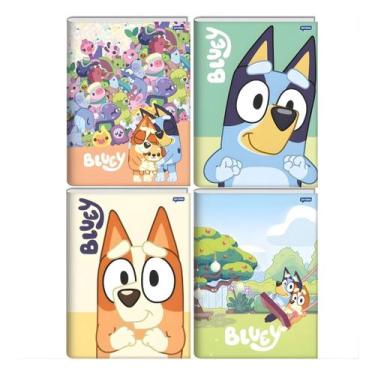 Imagem de Caderno Brochura Universitário 80 Folhas Bluey - Jandaia